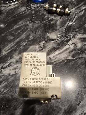 240-183 Aventics G3 Series Sub-bus Out Module For Manifold