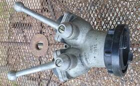 Pn16h200 Awg Pn16 Storz 4-100 Inlet X 2 2.5 Inch Nh Male Outlets 2-way Ball Valve L3