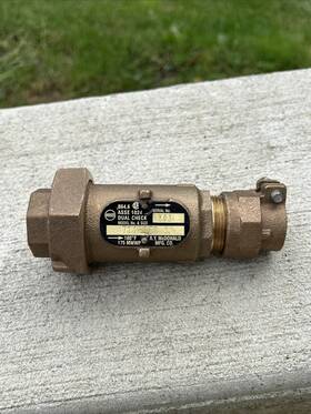 711-3f2 Aymcdonald A.y. Mcdonald 33 Inline Dual Check Valve 3/4