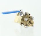 B-08-08strf-xx-z Evans Eci High Purity Locking Brass Ball Valve Psi Wog