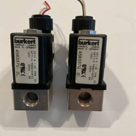 456337u B Rkert 1/8fpm Qty 2 Burkert 6013 A Ss Solenoid /npt 1/4/pmax140psi/120v/60hz/8w