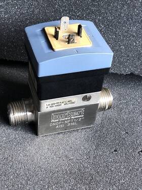 Dn08-npt B Rkert 323914e/ 428520 Burkert Fluid Control Dn08-npt- 1/2 Inch 423914e Open Collector Sensor