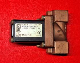 450079k B Rkert Burkert 0280/450079k A 1/2 Fpm Br Npt 3/8 Pmax230psi Brass Solenoid Valve
