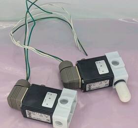 32-fpm-pp B Rkert 451965v Lot Of 2 Burkert 0124-b-5/32-fpm-pp Inch Npt P Vac 42psi Solenoid Valve