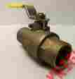 Ba-450nsf Brass Ball Valve Milwaukee Company 1 Inch Solder 100