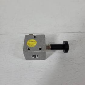 Me-133 Bachman Manual 2-way Valve Body Aluminum Housing Tapped Sides