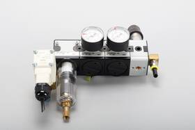 Rb.11-06 Bachofen Manifold With 2x Ag 407 1x F.11-am And Smc Vxn22es Valve