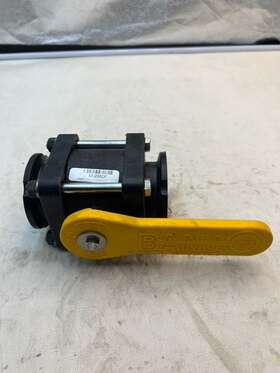 Vl1001 Banjo Corp 1 Inch Polypropylene Ball Valve 4-bolt Design Fast Shipping