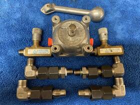 9001-m-213 Barksdale Pneumatic Directional Valve With Aikon Jf2 Flow