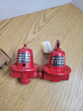 110197lf Bell & Gossett Dual Unit Pressure Reducing Valve 1/2 Inch F3 Red