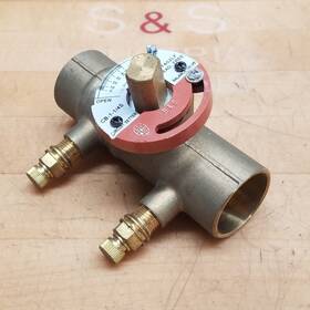 117402lf Bell & Gossett And Circuit Setter Balance Valve Cb-1-1/4s 1-1/4 Inch S - Used