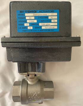 Is2p15200ea4vptx Bi-torq Actuator 115 Vac 200 Torque With Ball Valve 1 1/2 Inch