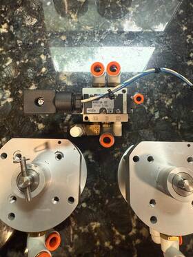 237299 Bimba 2 With Matching 5 Port Solenoid Valve