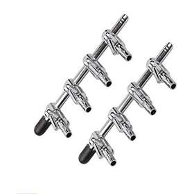 Bnafes 609301930056 2pcs 4-way Air Flow Control Lever Valve With Airline Tubing Connector For Aqu