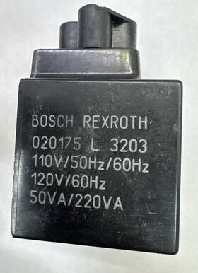020175 Bosch Rexroth L 3203 Hydraulic Solenoid Valve Coil 110/115/120v 50/60hz