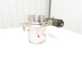 304-ccs Bulling Metal Works Stainless Butterfly Valve 6 Inch Tri-clamp With Actuator