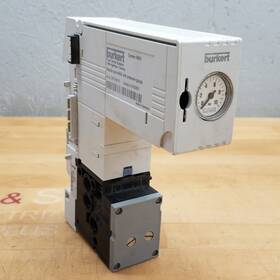 00174010 Burkert Fluid Control System Module Type Me04 With Pressure Gauge - Used