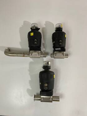 00560573 Burkert 00441403 1x Diaphragm Valve With Seat And Proximity Switch 0041403 - Used