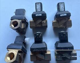 00456447 Burkert 00452746 Lot Of 6 2 Way Solenoid Valve Type 6213