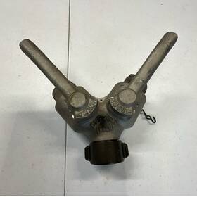 Inb21 C M P Wye Valve 1 Inch Npsh With Caps Great Condition Forestry Firefighting Fire