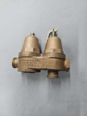 02323-0002 Cash Acme - Cbl 1/2-in Dual Control Bronze Body