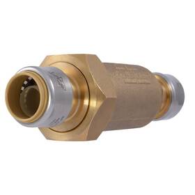 Bf13434sb Cash Acme 3/4 Inch Bf1 Dual Check Valve With Sharkbite Connections Brass Plumbing Fitt