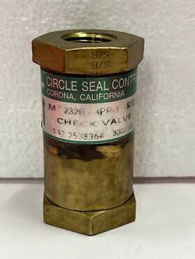 2538364 Circle Seal Controls Check Valve 3000 Psi