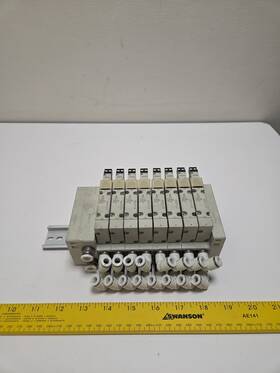 4gb219-e2h Ckd Pneumatic Solenoid Valve Manifold N4g2-el Dc24v 8 Port