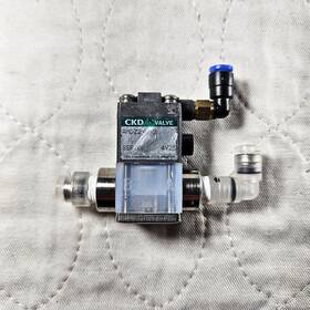 Amd22 Ckd Pneumatic Solenoid Valve 2-port Air Used