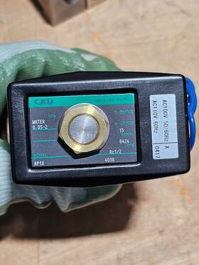 Ap1x-4038 Ckd Ap1x 4038 Solenoid Valve Used