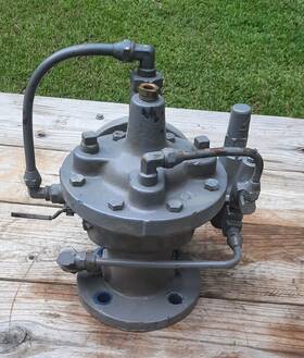 90-01-2567g Cla-val 90-01ads 2-1/2 Inch Flanged Pressure Reducing Valve Used