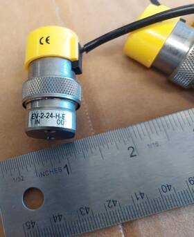 Ev-2-24-h-e Clippard 2-way Elec Valve Norm-closed Low Pres/high Flow 24 Vdc