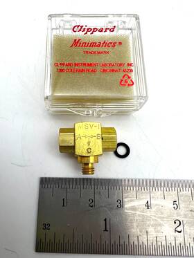Msv-1 Clippard Minimatics Brass Shuttle Valve And O Ring Usa
