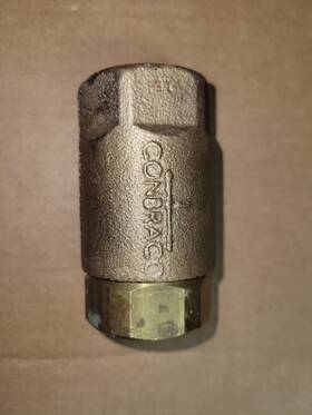 60-105-01 Conbraco Apollo Ball-cone Check Valve 1 Inch Npt