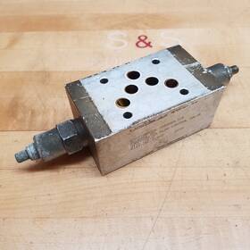 N12s-cdc-g-s-d Continental Hydraulics Flow Control Valve With Check - Used