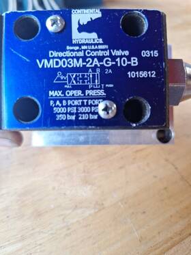 Vmdo3m-2a-g-10-b Continental Hydraulics Directional Control Valve And Manifold