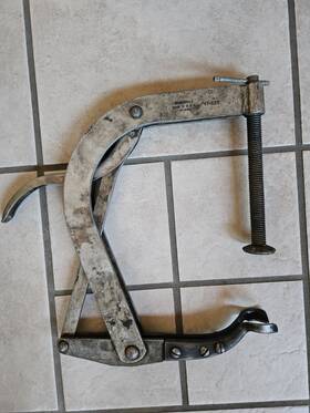 Vt-117 Cornwell Usa C-clamp Valve Spring Compressor Removal Vt 117 Tool