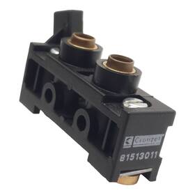 81513001 Crouzet Pneumatic Intermediary Supply Module 6mm Tube Din Rail Mount