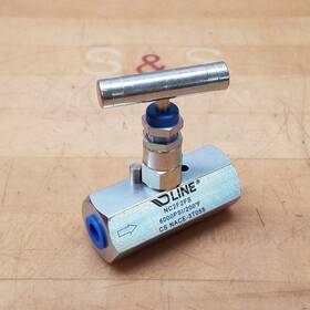 Nace-3t055 D Line Nc2f2fs Needle Valve 1/4 Inch Npt 6000 Psi 200 Cs - Used
