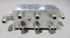 Ad03p032s Daman Station Aluminum Hydraulic Manifold Valve Block Great Condition