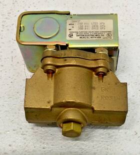 3a437 Dayton Electric Grooved Brass Solenoid Valve 1 Inch Diameter 6x542 Coil 64b