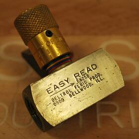 En25b Deltrol Fluid Products Needle Point Control Valve - Used