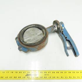 9244903 Dezurik 6 Inch Butterfly Valve Epdm Seat Manual Lever 175 Cwp