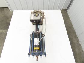 9325030 Dezurik Kbd 8 Inch 304 Stainless Lug Knife Gate Valve Pneumatic Cylinder Actuator