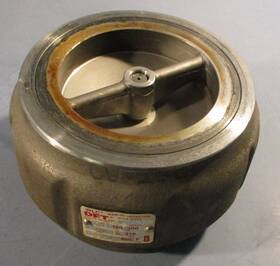 9037 Dft Wlc Wafer Check Valve 4 Inch 150/300 Class 316 Trim 495psig Working Steam