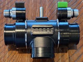 Ds-7136 Divesoft Diver Supply Valve Dsv Dual Mav Manual Ccr