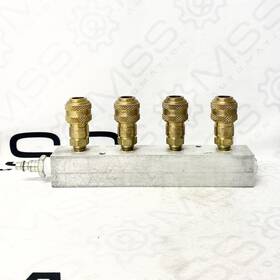 Amf32 Dixon Aluminum Bar Manifold 1/4 Inch Npt