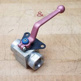 Bval-0750s-4321cezn Dmic Low Pressure Ball Valve 3/4 Inch Sae Orb Aluminum - Used