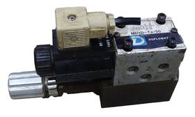 Md1d-ta Duplomatic Md1d-ta/50 Hydraulic Solenoid With Pressure Regulator Used