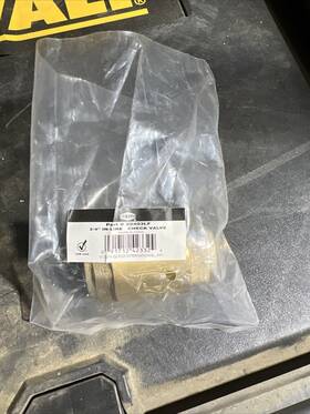 20403lf Eastman 091712423324 Ez-flo Brass In-line Check Valve 3/4 Inch Ips Stainless Steel Spring